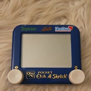 Vintage New York Mets Pocket Etch A Sketch | Tropicana & Foodtown Promo | NWT